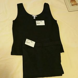 St John slacks and sleeveless knit topNWT